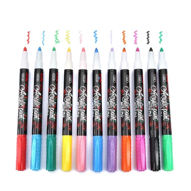 Stylos de peinture acrylique pour verre