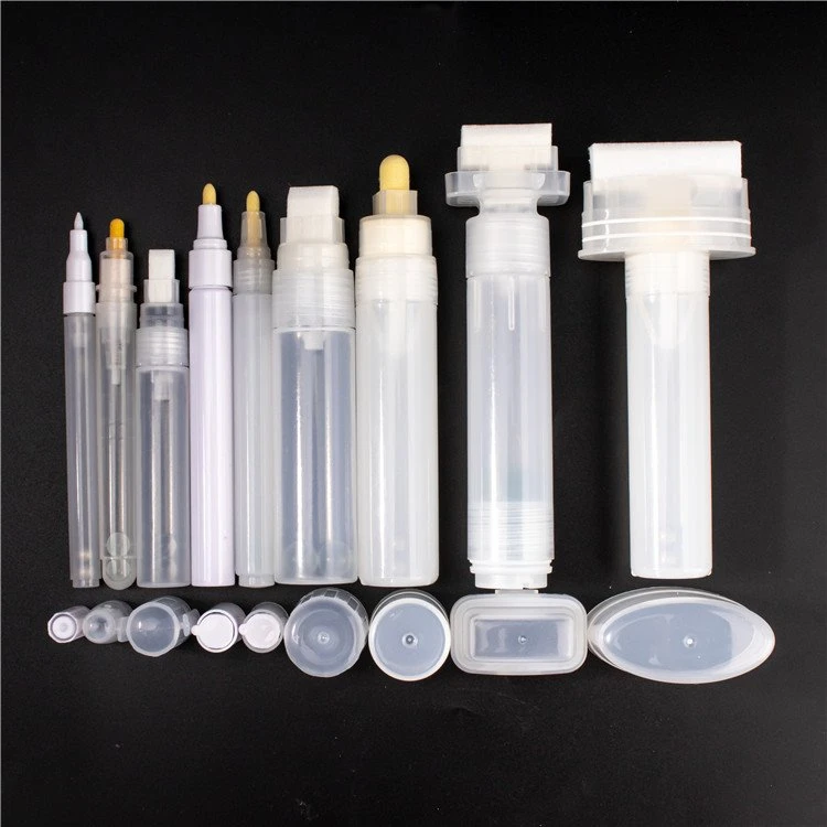 Marqueur de peinture transparent rechargeable