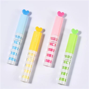 4 Pcs Bonbons Couleur Star Coeur Surligneur