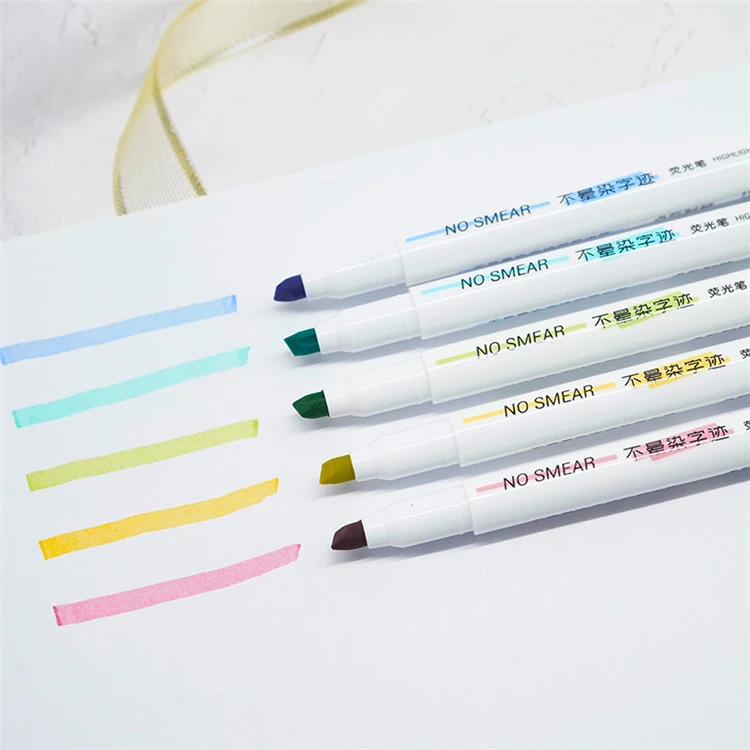 Surligneurs assortis de 10 couleurs